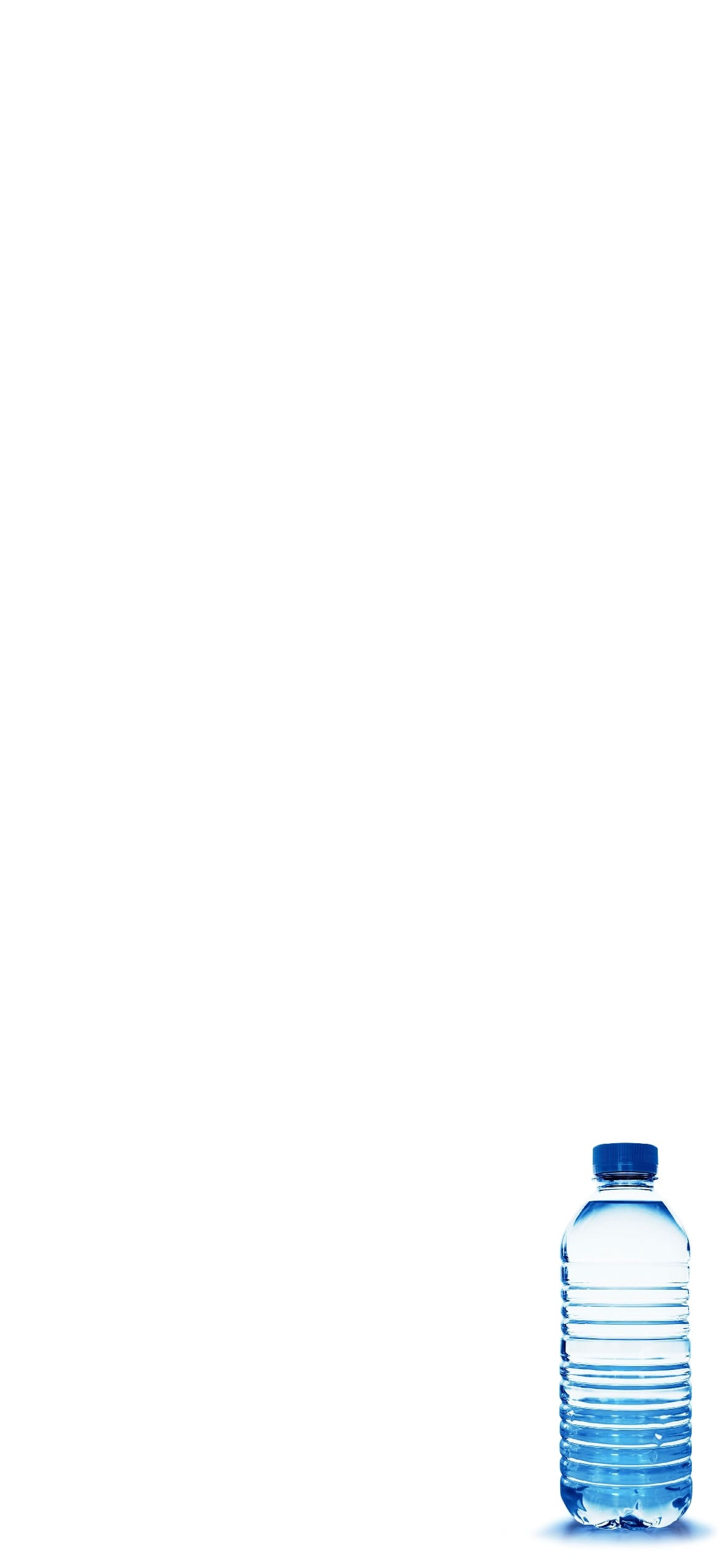 ペットボトルのミネラルウォーターの1170 x 2532 / スマホ壁紙