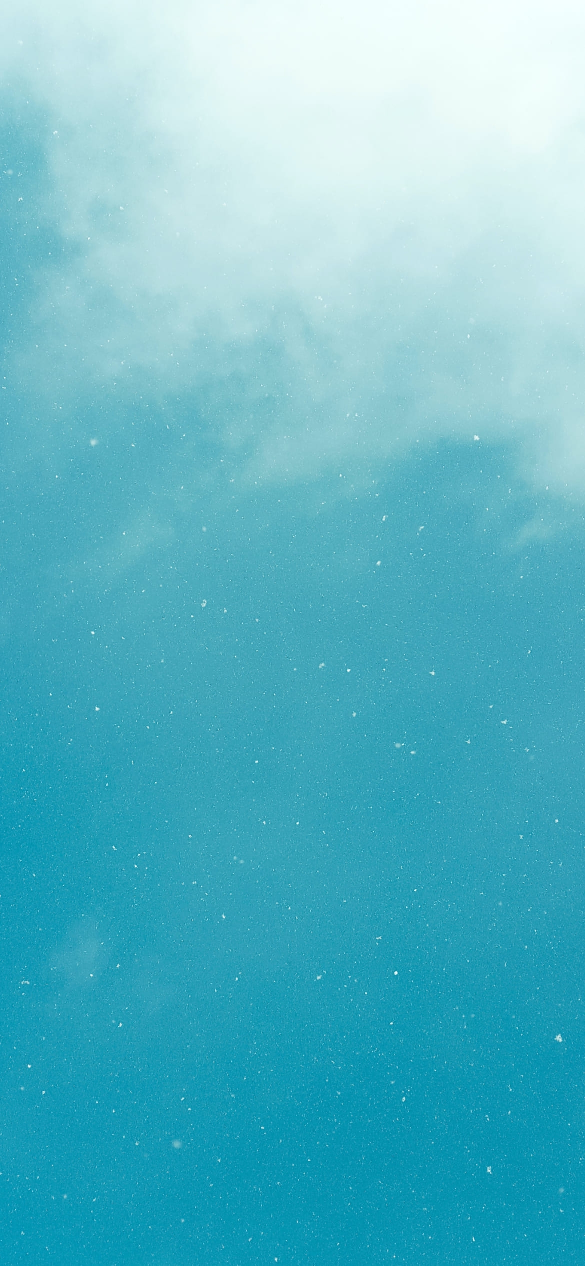 水色の綺麗な星空の1170 x 2532 / スマホ壁紙