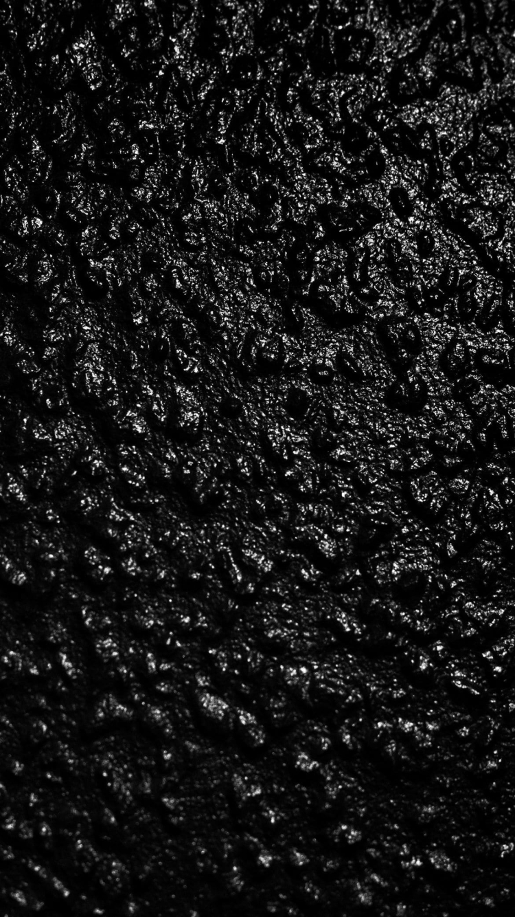 黒い岩の表面の750 x 1334 / スマホ壁紙