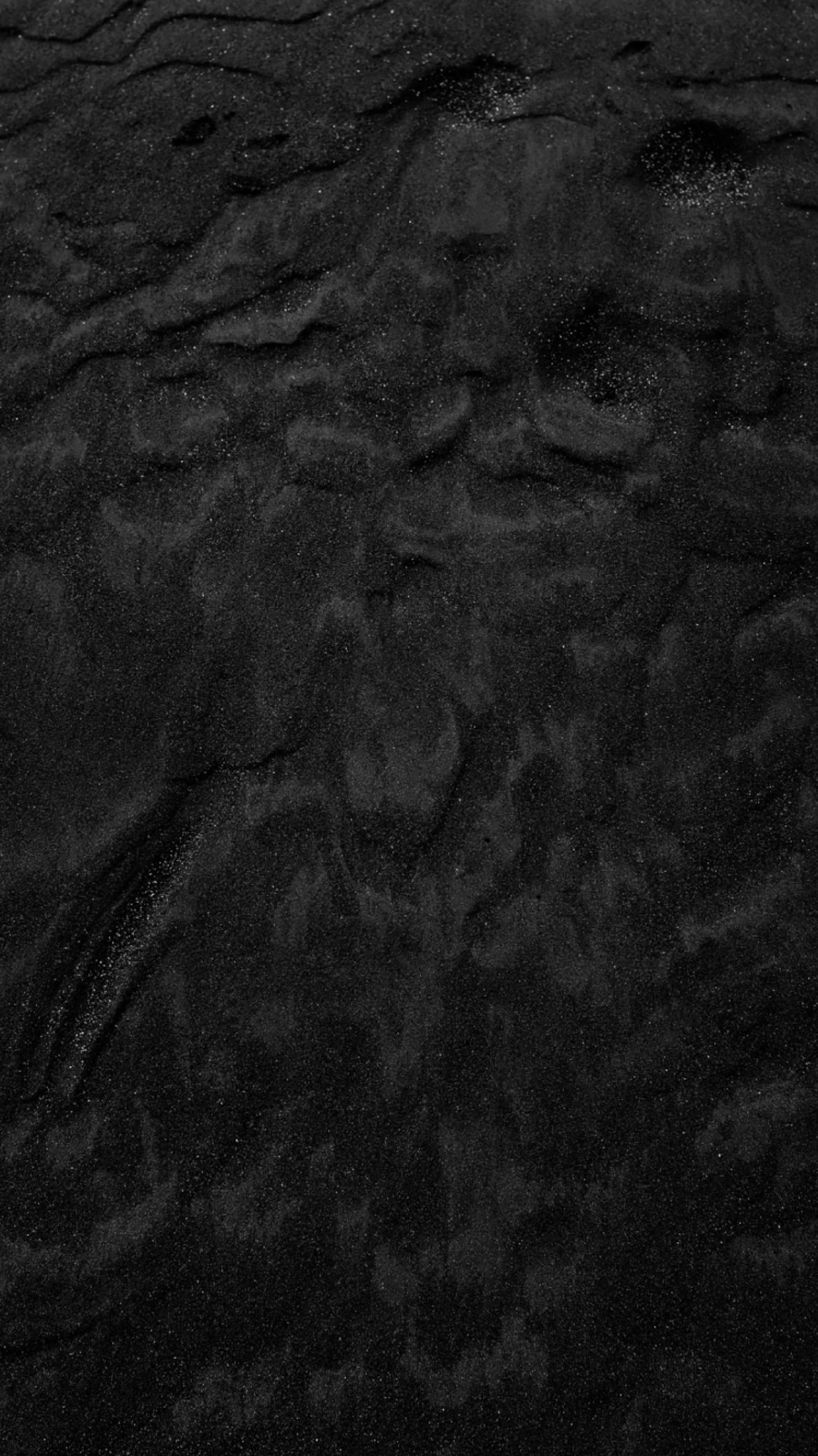 ザラついたシンプルな黒いテクスチャーの750 x 1334 / スマホ壁紙