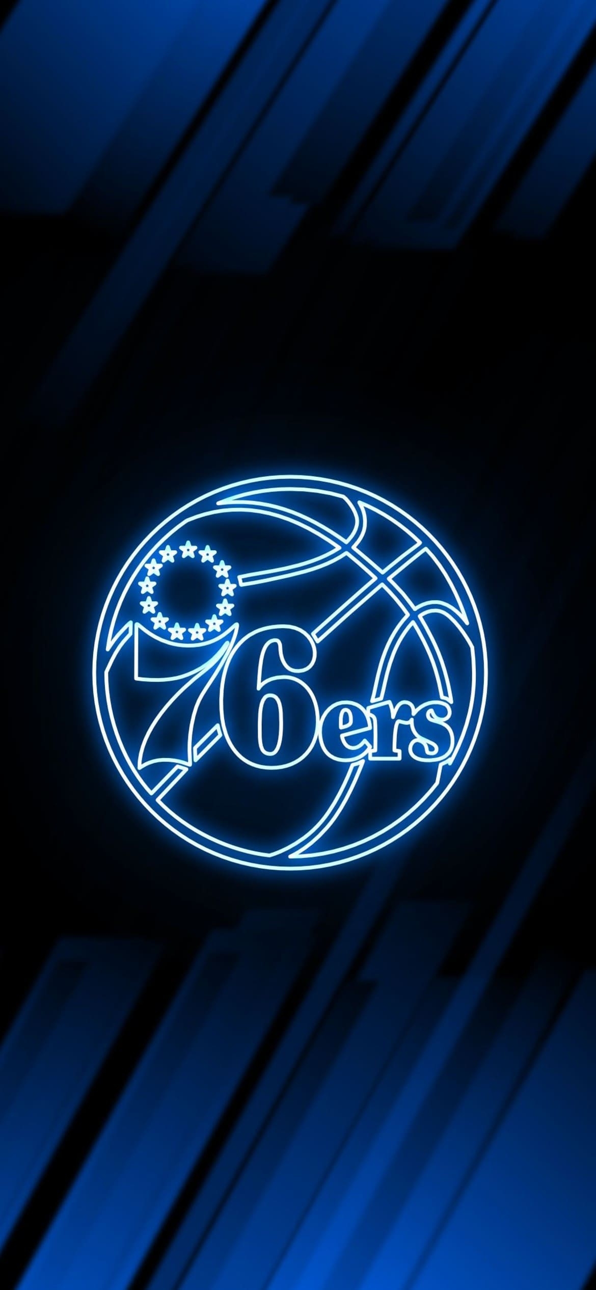 76ers フィラデルフィア・セブン NBAの1170 x 2532 / スマホ壁紙