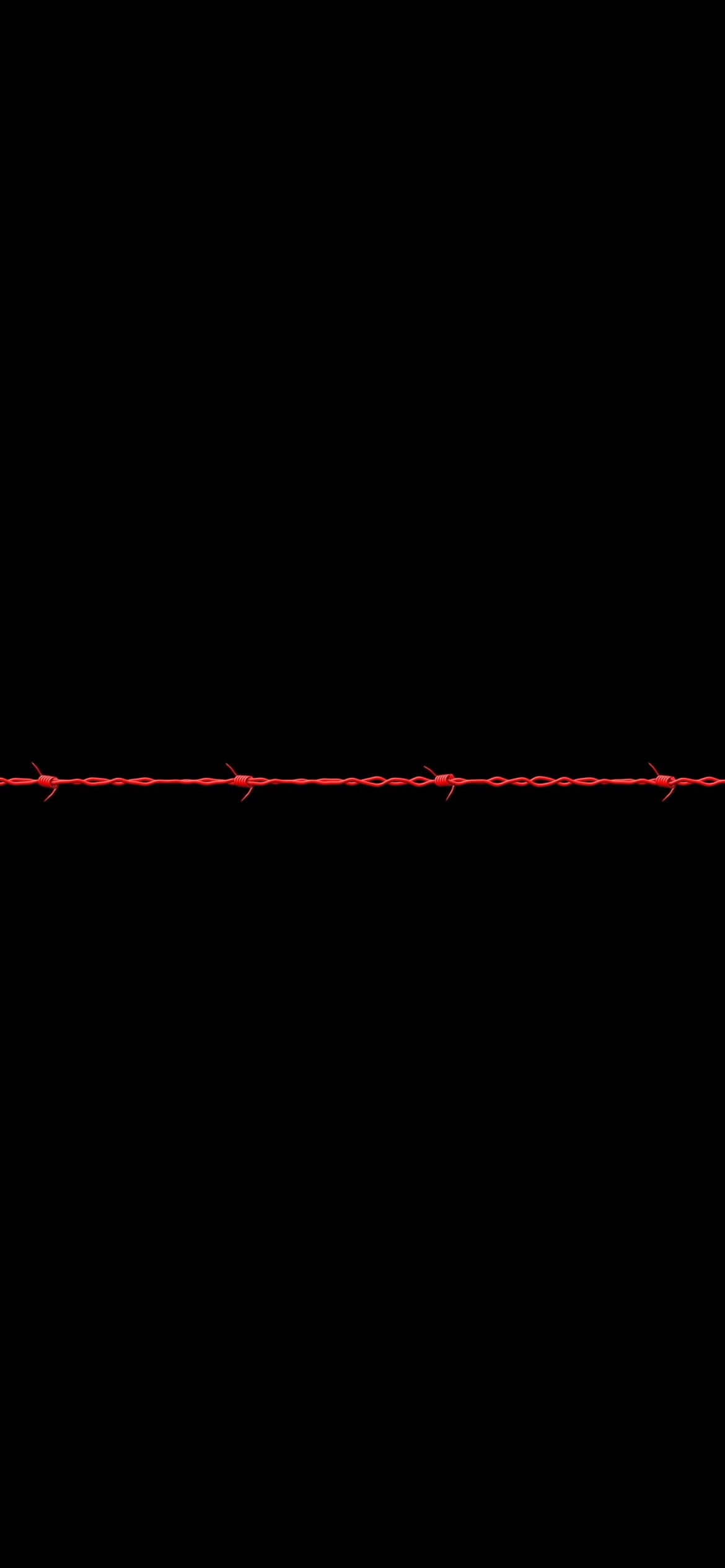 赤い鉄柵の1170 x 2532 / スマホ壁紙