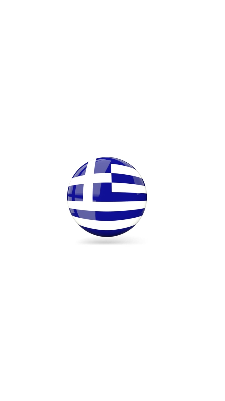 ギリシャ 国旗の750 x 1334 / スマホ壁紙