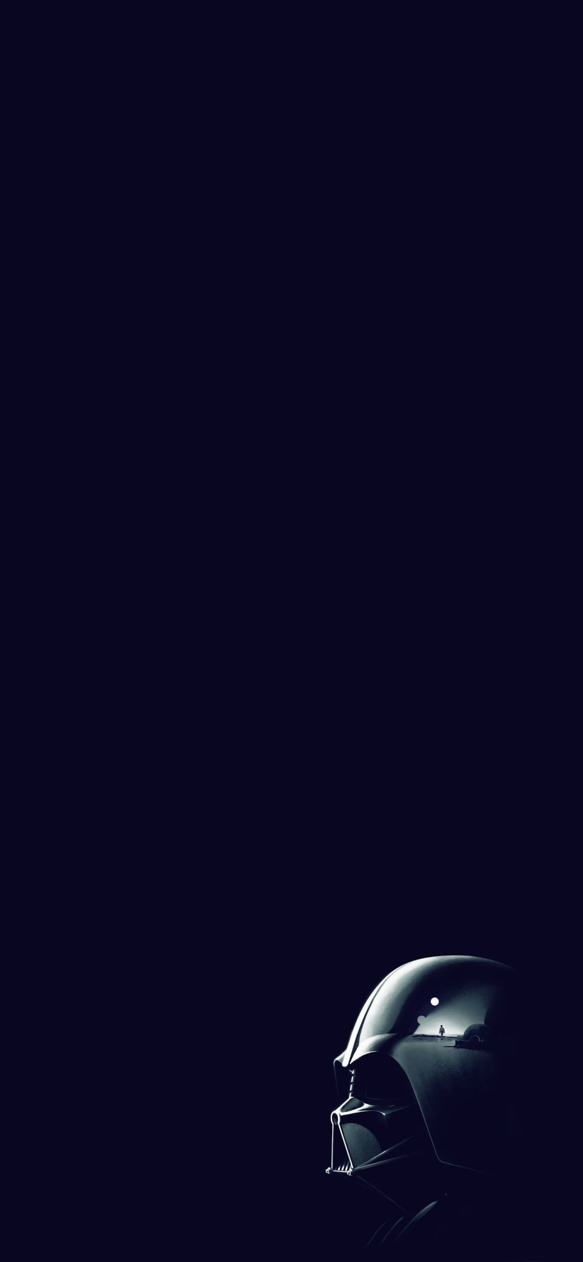 横向きのダースベイダー スターウォーズの1170 x 2532 / スマホ壁紙