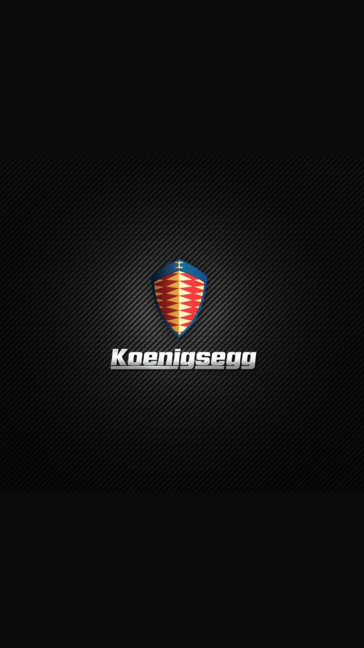 ケーニグセグのロゴ・エンブレムの750 x 1334 / スマホ壁紙