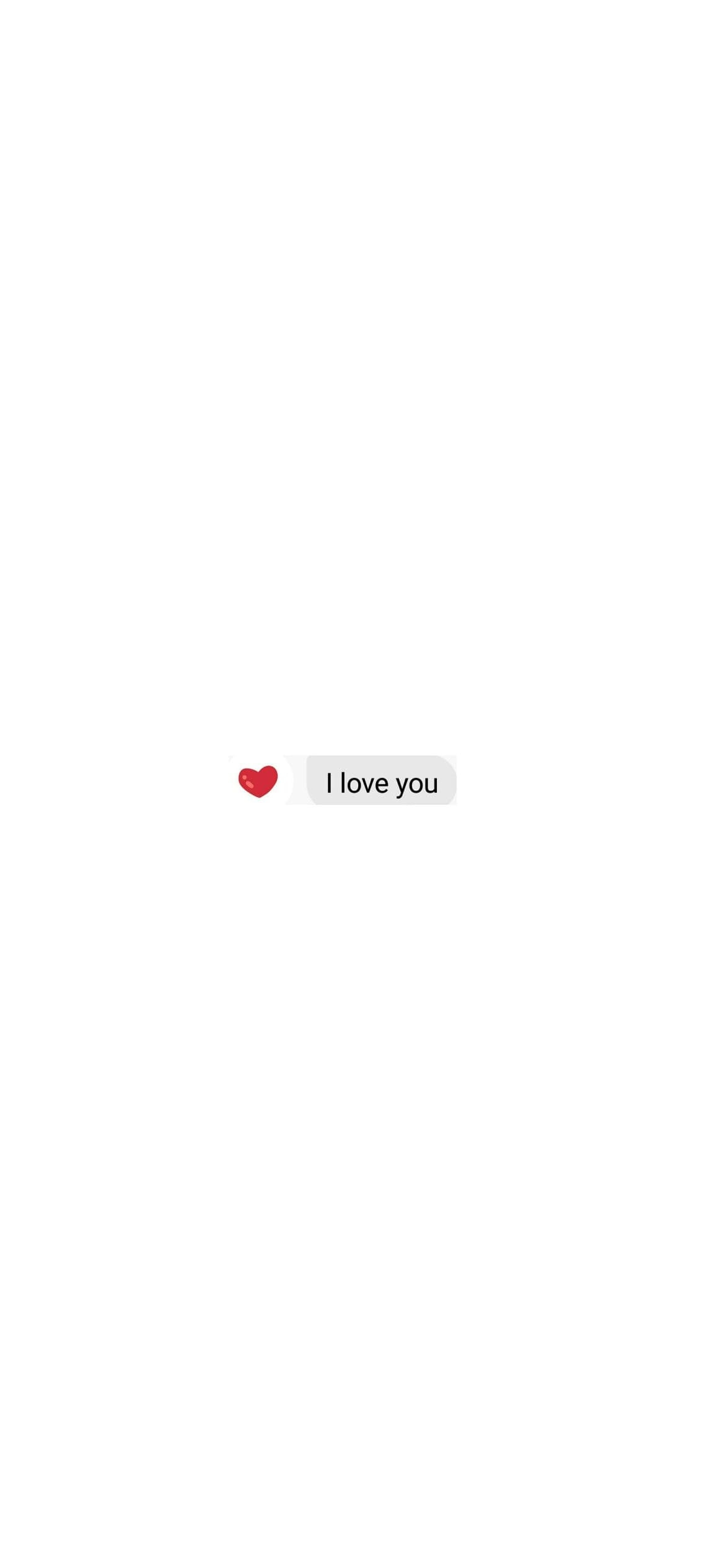 I LOVE YOUの1170 x 2532 / スマホ壁紙