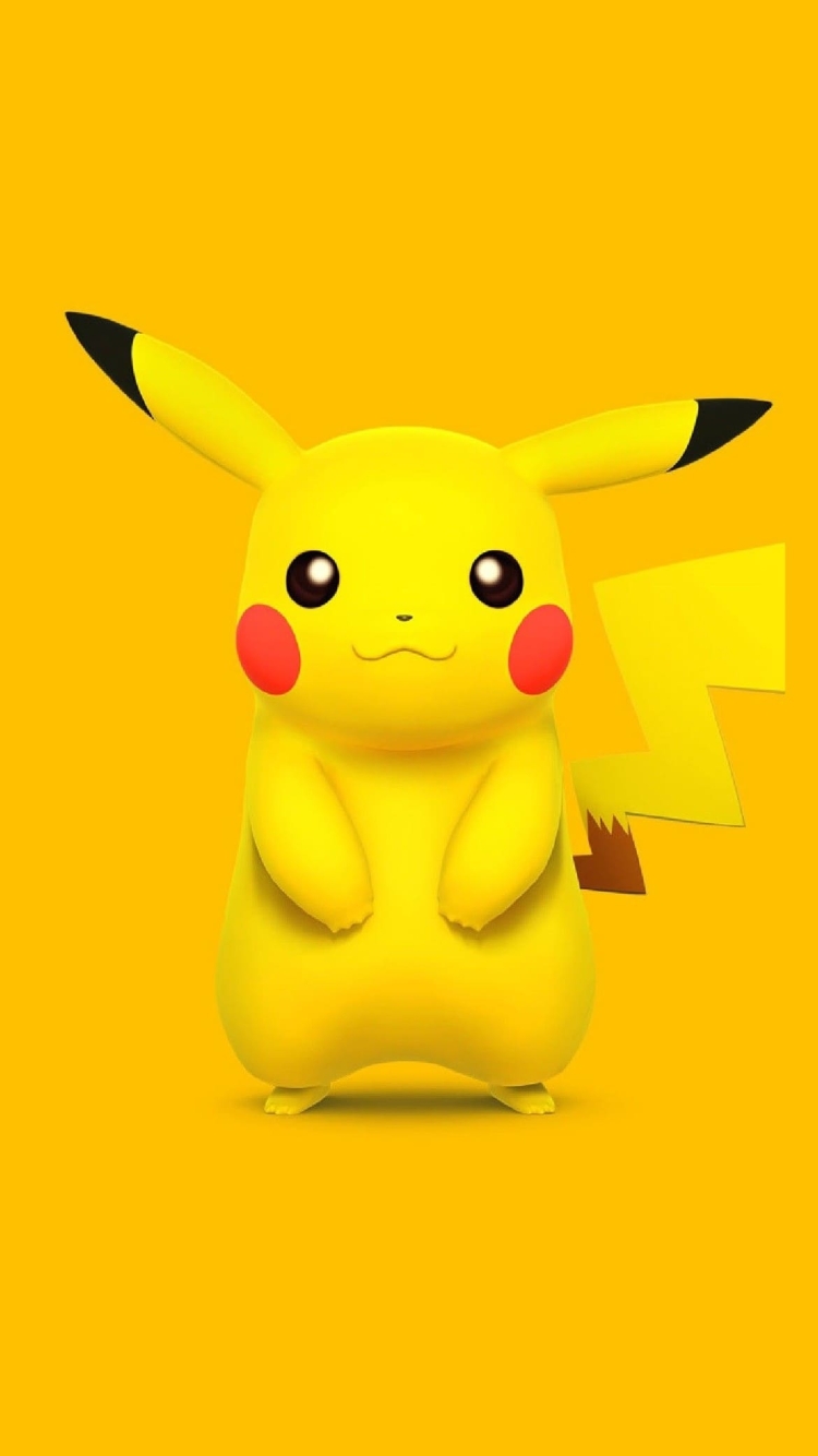 3Dのピカチュウの750 x 1334 / スマホ壁紙