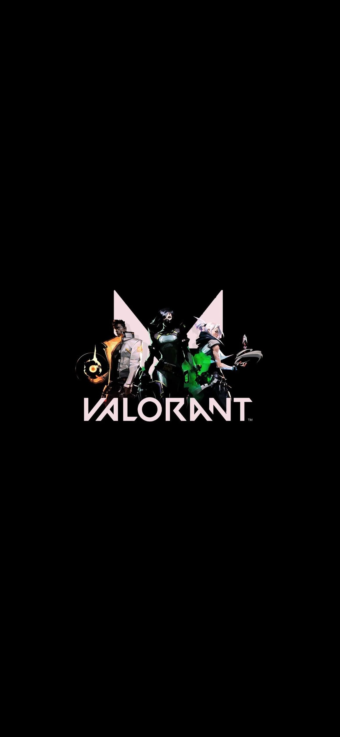 VALORANT 黒の1170 x 2532 / スマホ壁紙