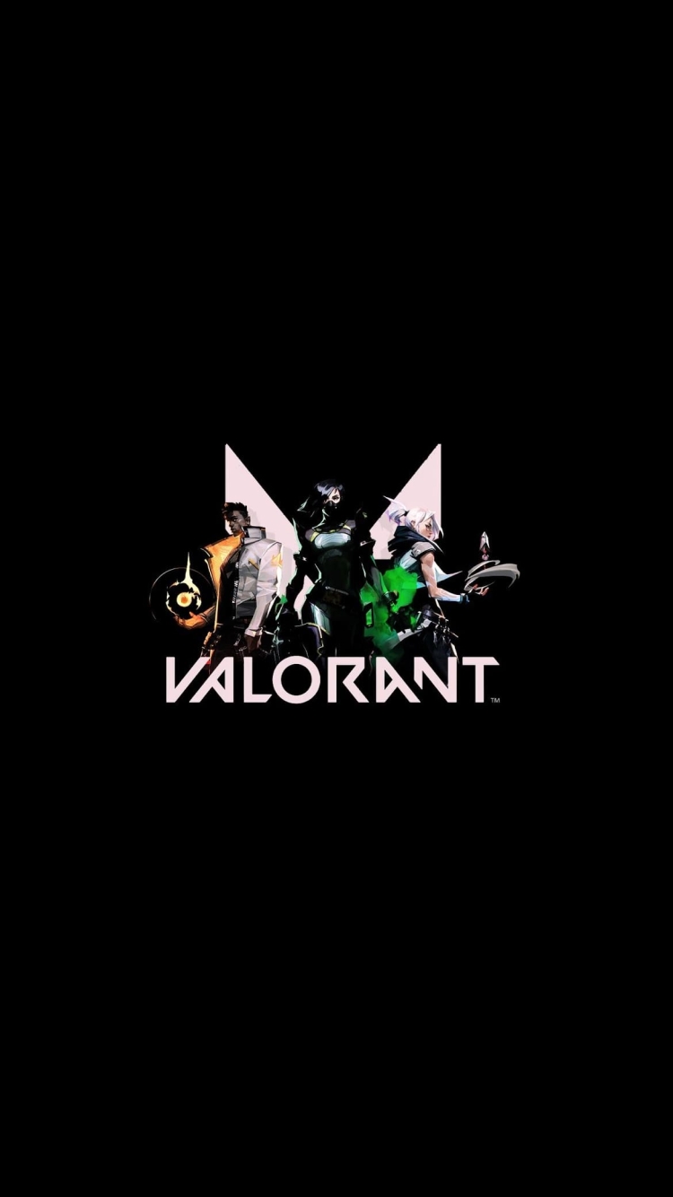 VALORANT 黒の750 x 1334 / スマホ壁紙