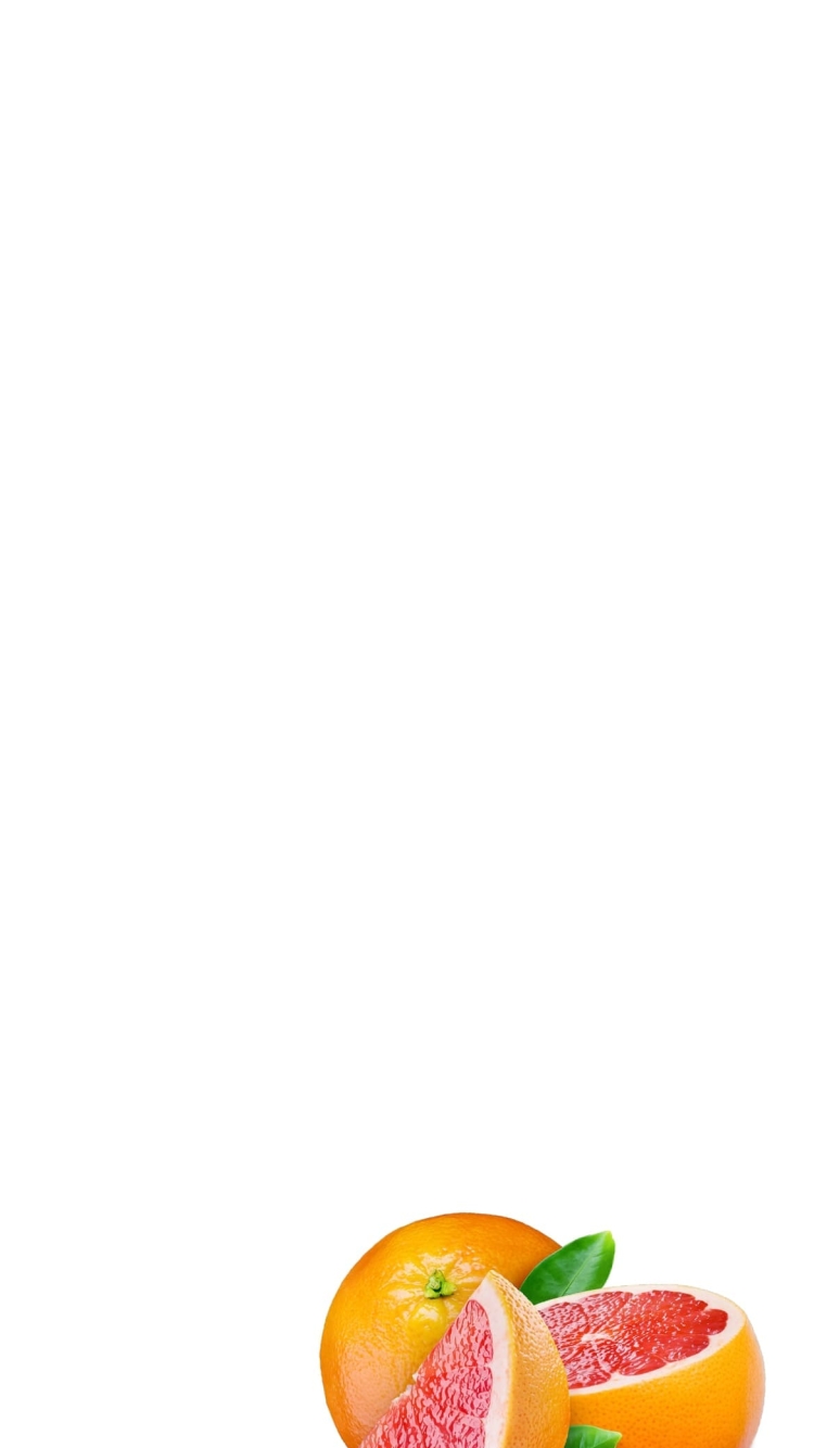 グレープフルーツの750 x 1334 / スマホ壁紙