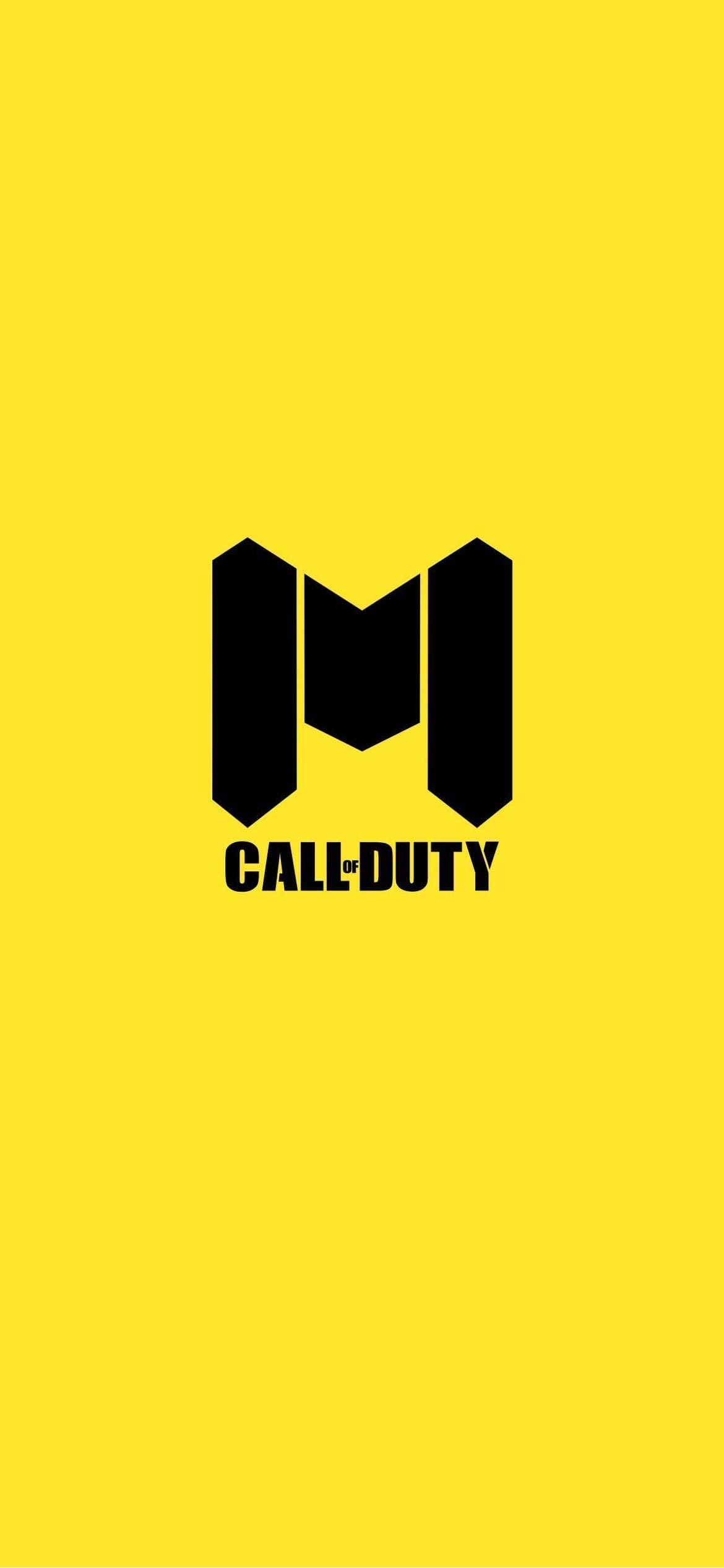 CALL OF DUTY ロゴの1170 x 2532 / スマホ壁紙