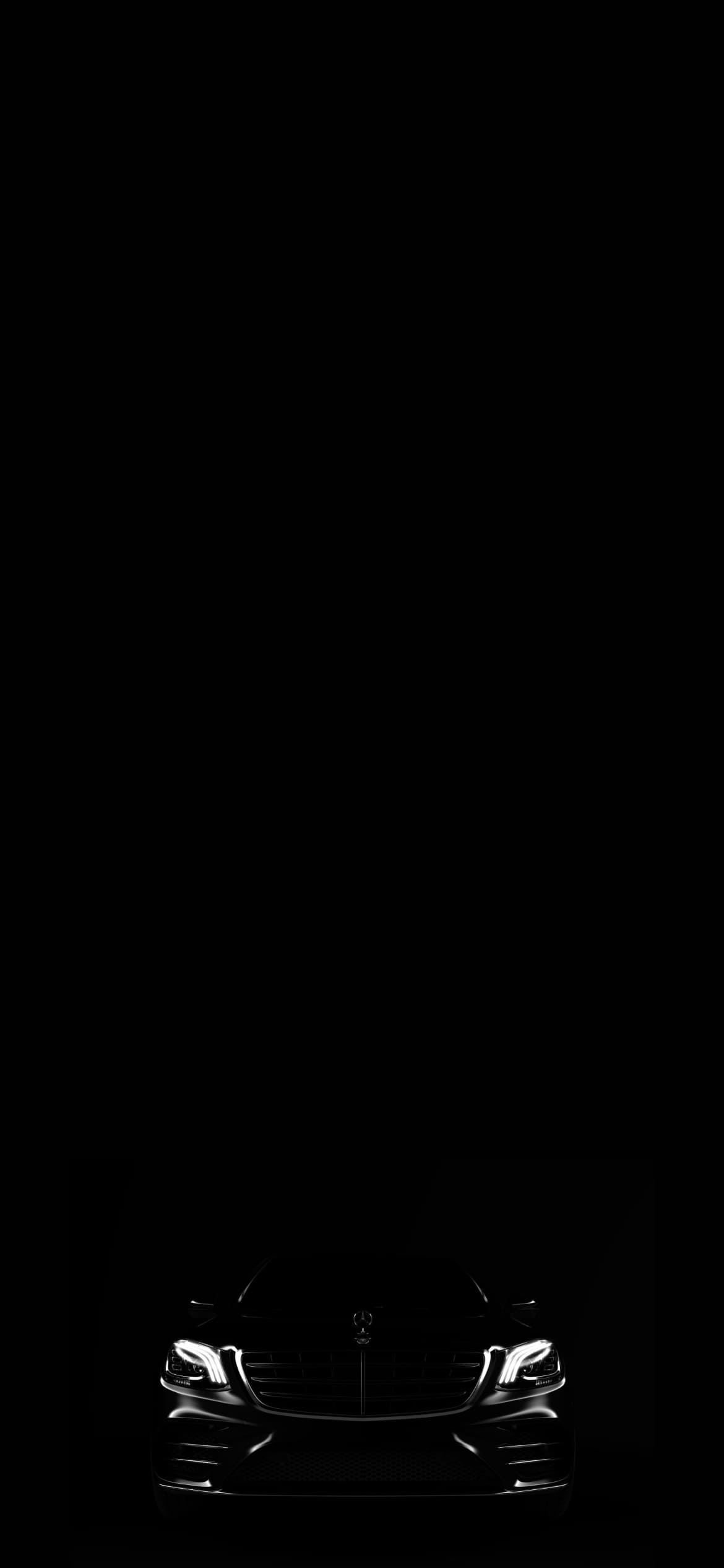 黒いメルセデスベンツの1170 x 2532 / スマホ壁紙