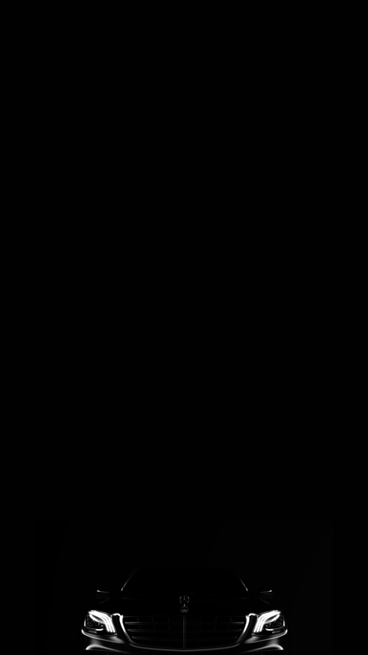黒いメルセデスベンツの750 x 1334 / スマホ壁紙
