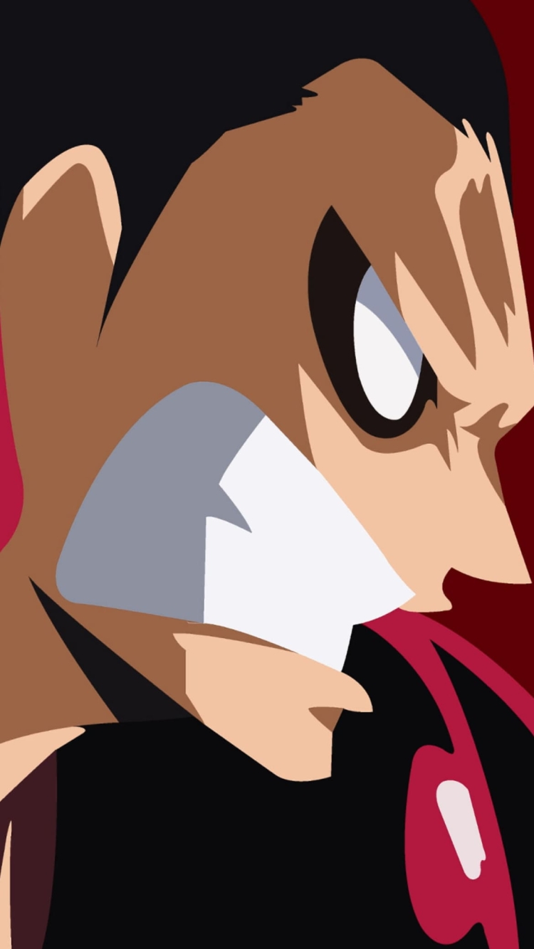 かっこいいモンキー・D・ルフィ ギア・フォース ワンピース ベクターの750 x 1334 / スマホ壁紙