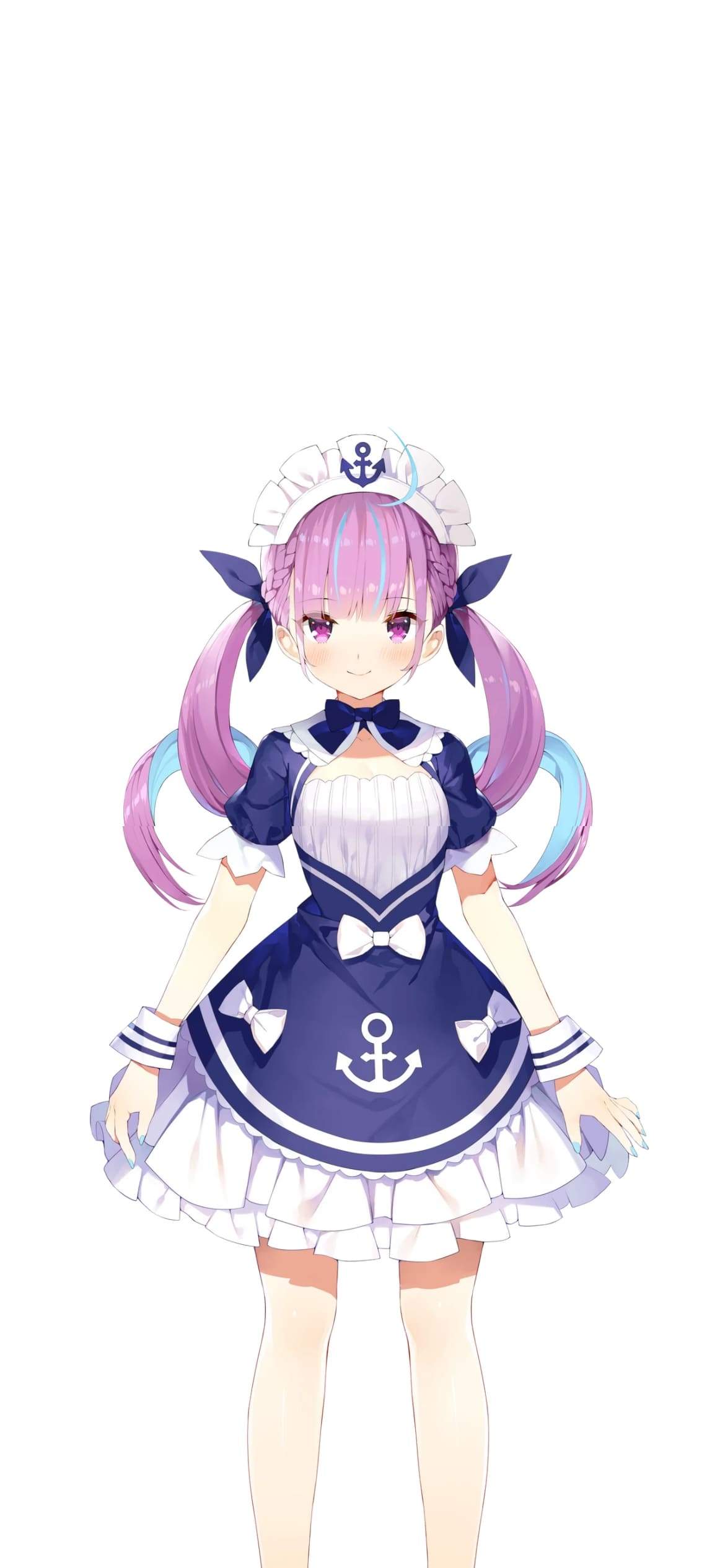 湊あくあの1170 x 2532 / スマホ壁紙