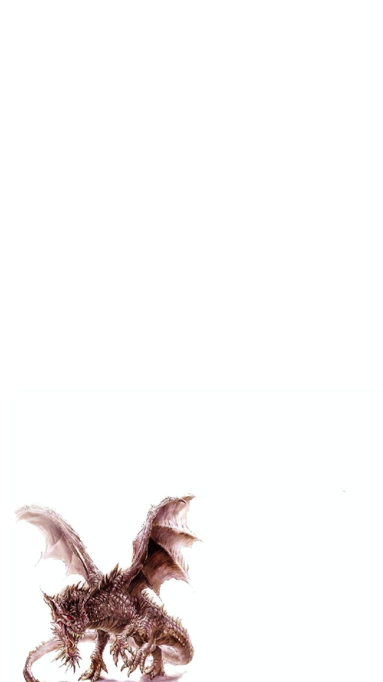 咆哮するドラゴンの750 x 1334 / スマホ壁紙