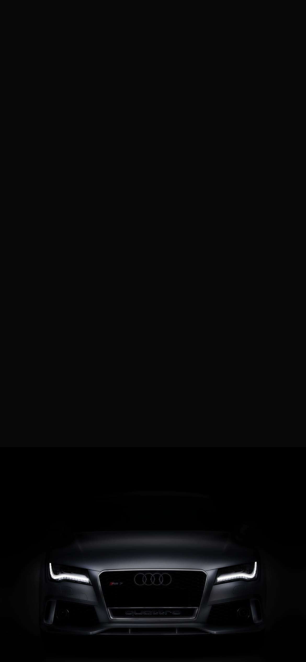 黒のアウディの1170 x 2532 / スマホ壁紙