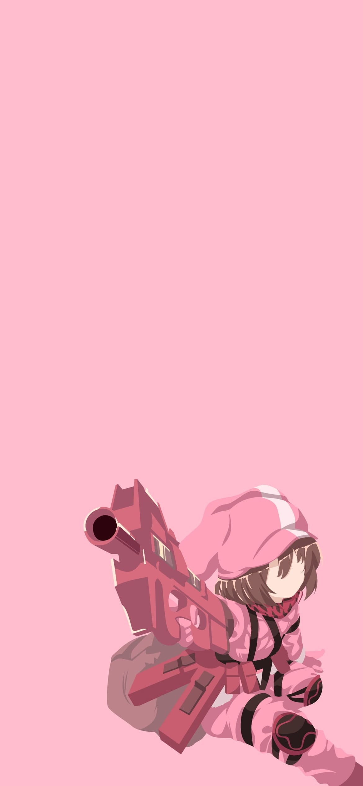 ソードアート・オンライン オルタナティブ ガンゲイル・オンライン レンの1170 x 2532 / スマホ壁紙