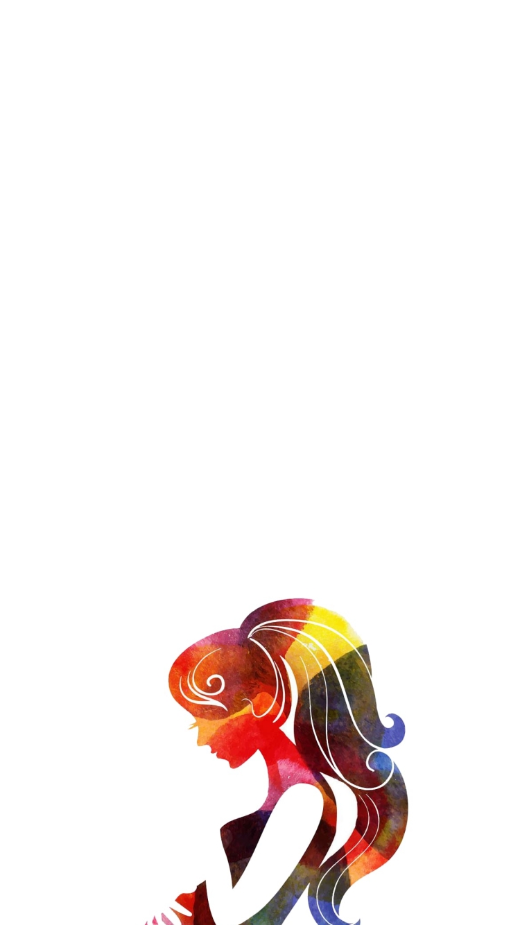 妊婦の750 x 1334 / スマホ壁紙