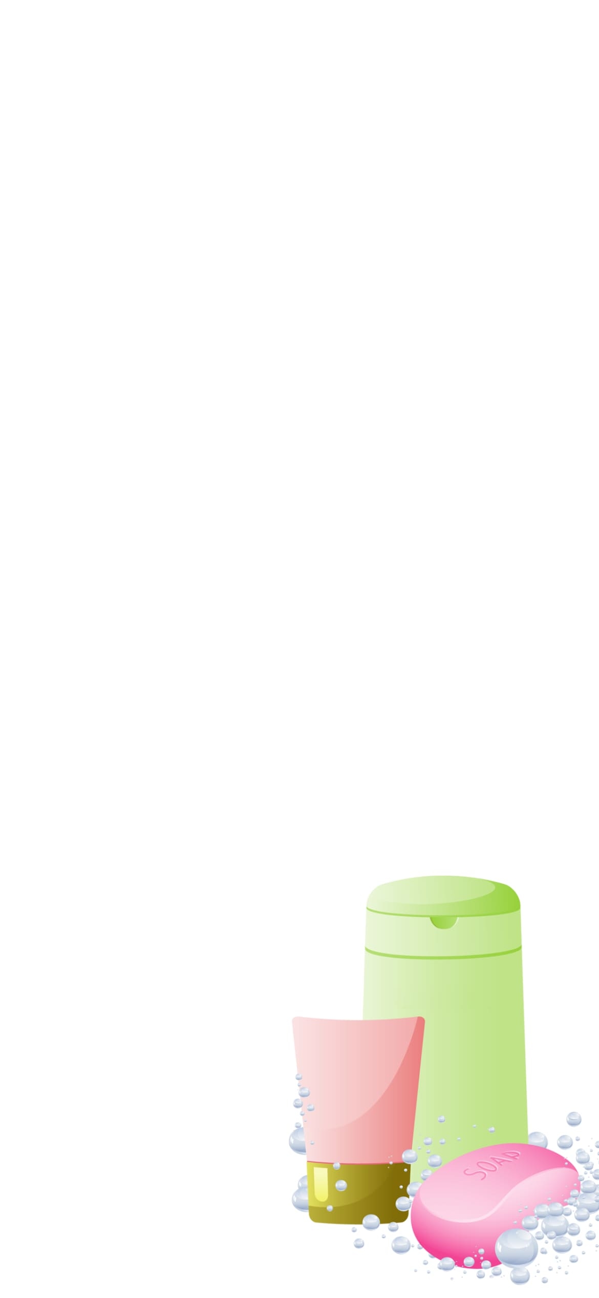 シャンプー・リンス・石鹸の1170 x 2532 / スマホ壁紙