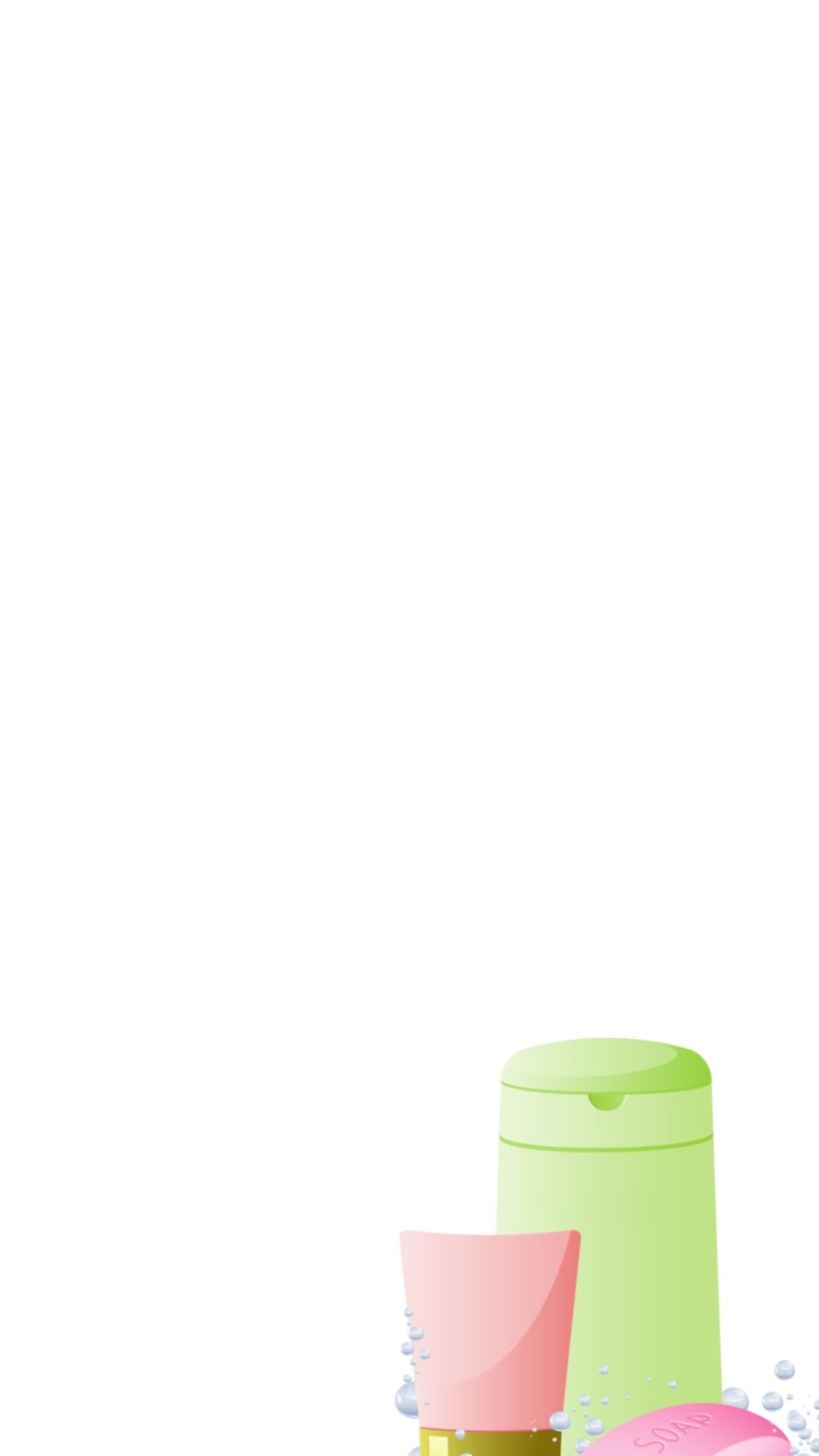 シャンプー・リンス・石鹸の750 x 1334 / スマホ壁紙
