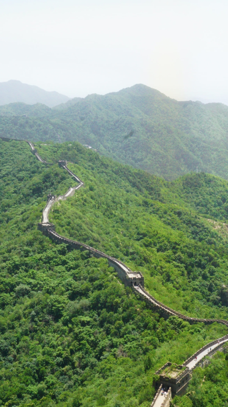 万里の長城 中国 ユネスコの世界遺産の750 x 1334 / スマホ壁紙