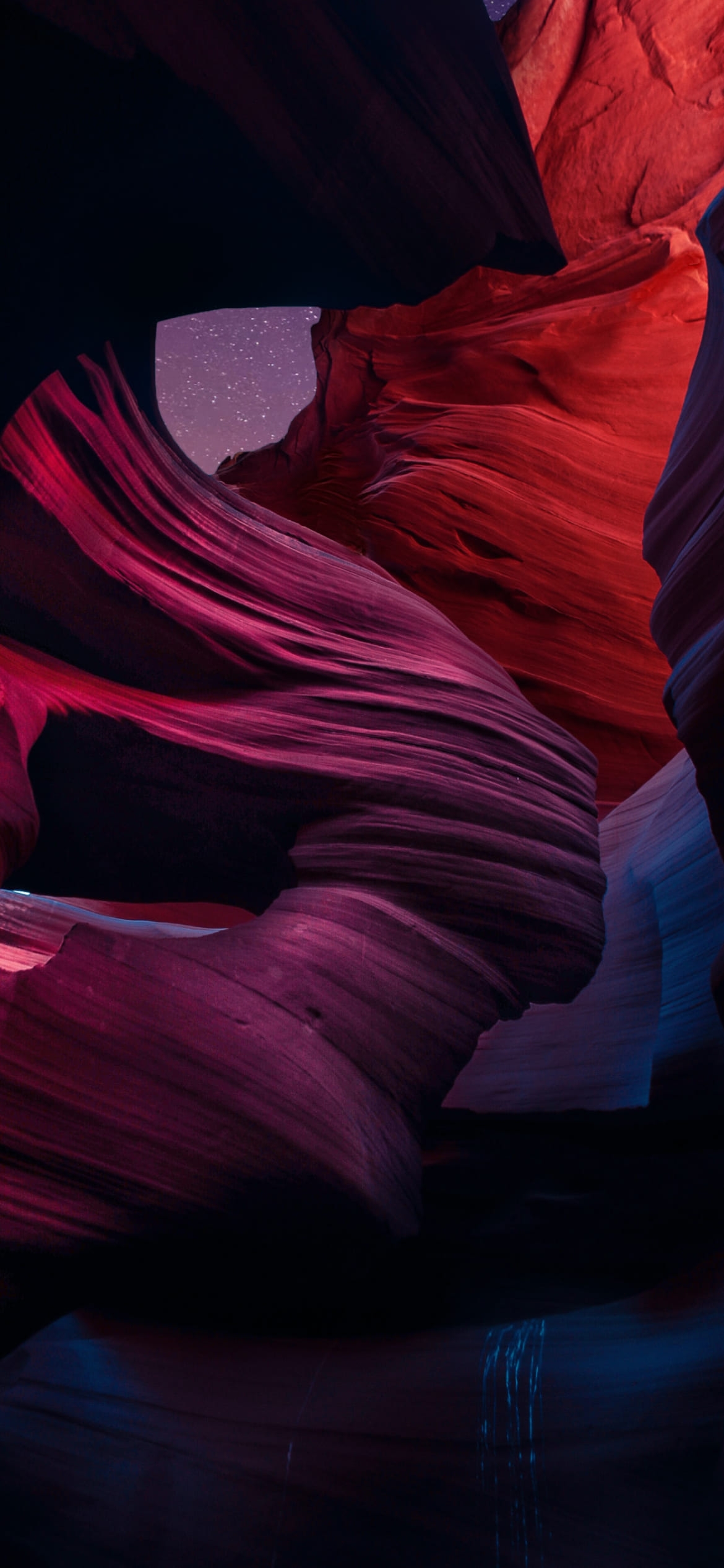 アメリカ アリゾナ アンテロープ・キャニオンの1170 x 2532 / スマホ壁紙