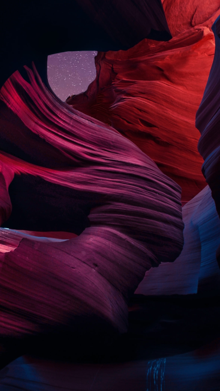 アメリカ アリゾナ アンテロープ・キャニオンの750 x 1334 / スマホ壁紙