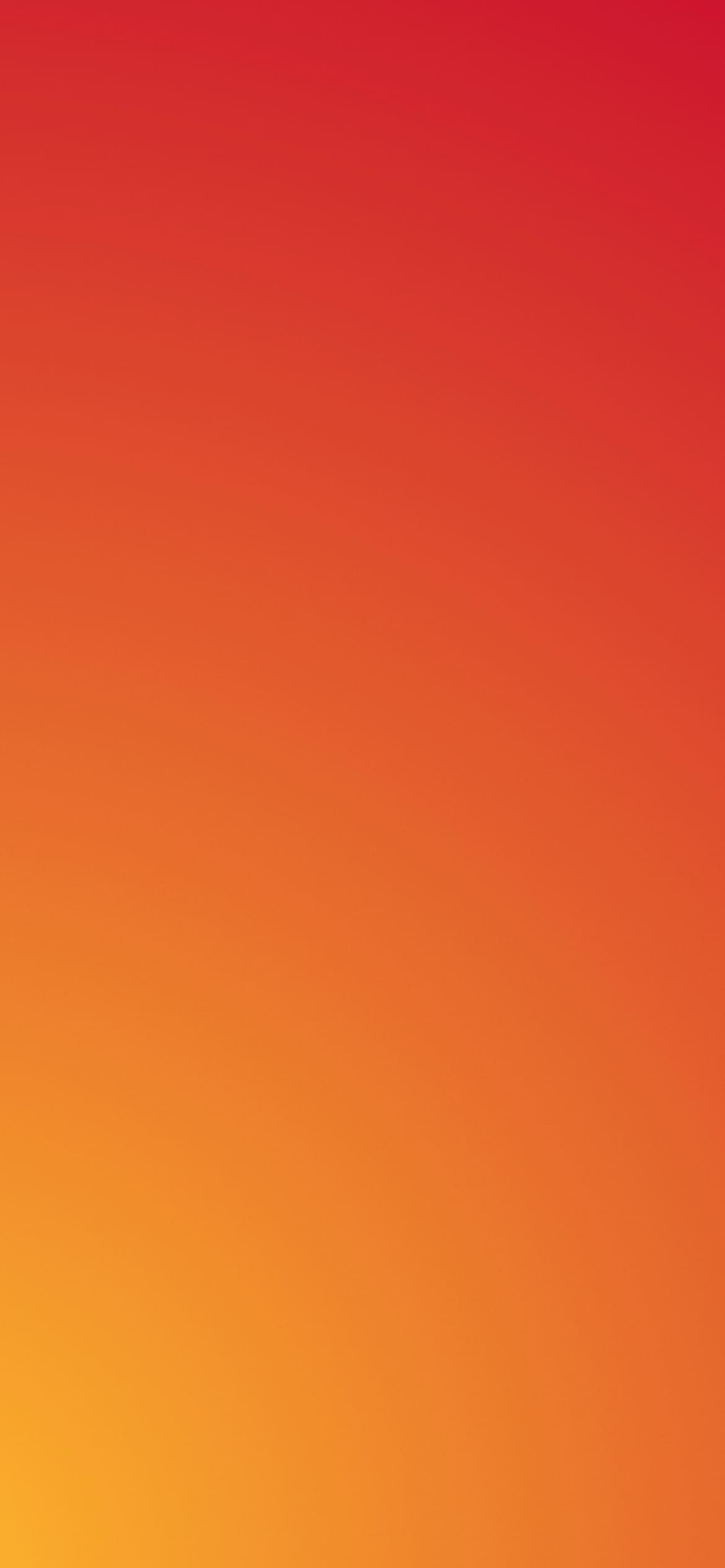 綺麗なオレンジのグラデーションの1170 x 2532 / スマホ壁紙