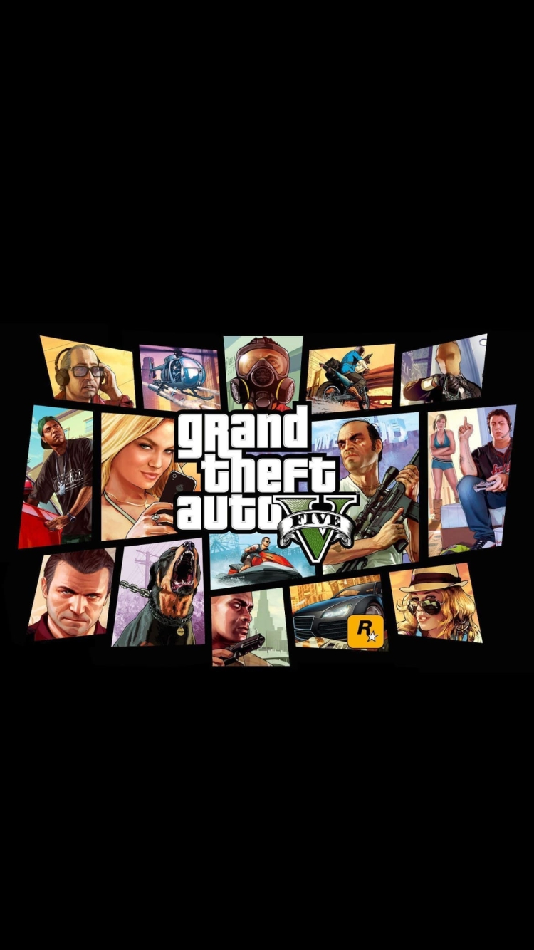 グランド・セフト・オートの750 x 1334 / スマホ壁紙