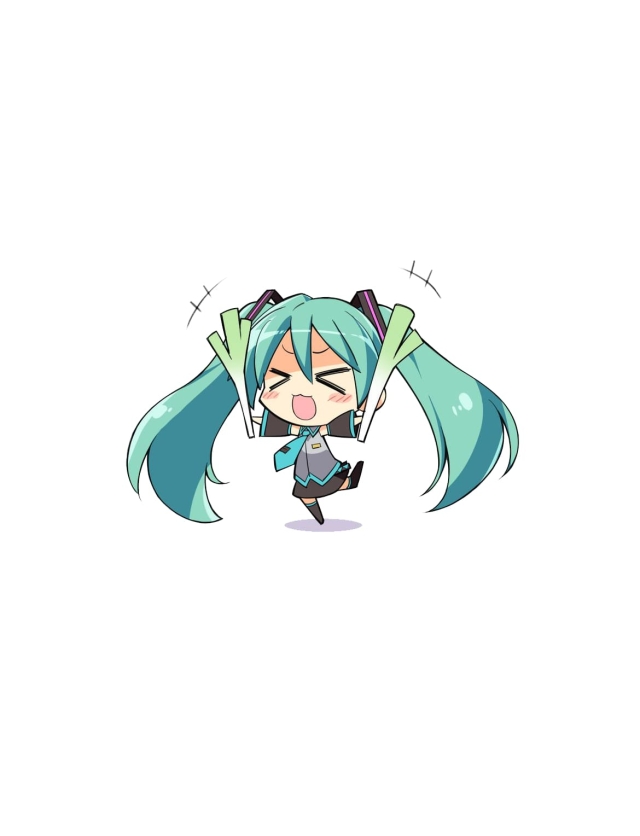 ネギを持った初音ミク ボカロの640 X 6用のスマホ壁紙 壁紙キングダム