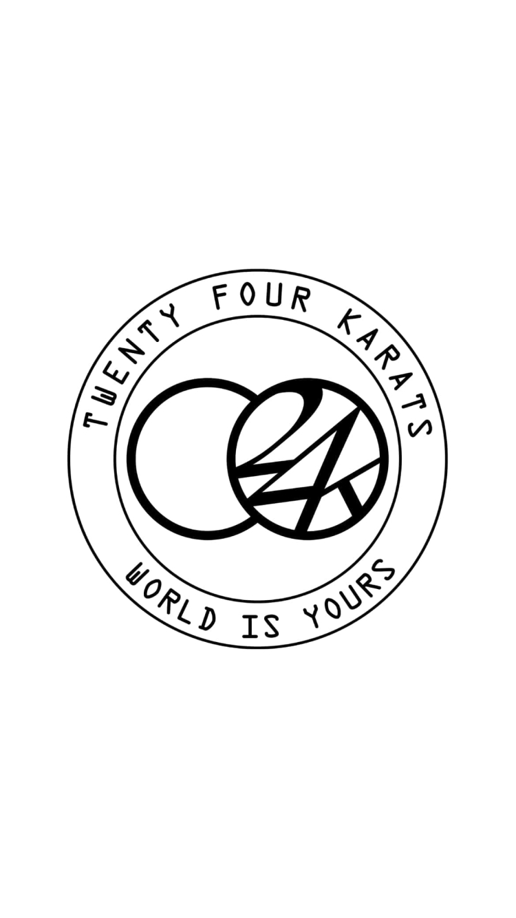 24WORLD Twenty Four Karats World Is Yours 白の750 x 1334 / スマホ壁紙
