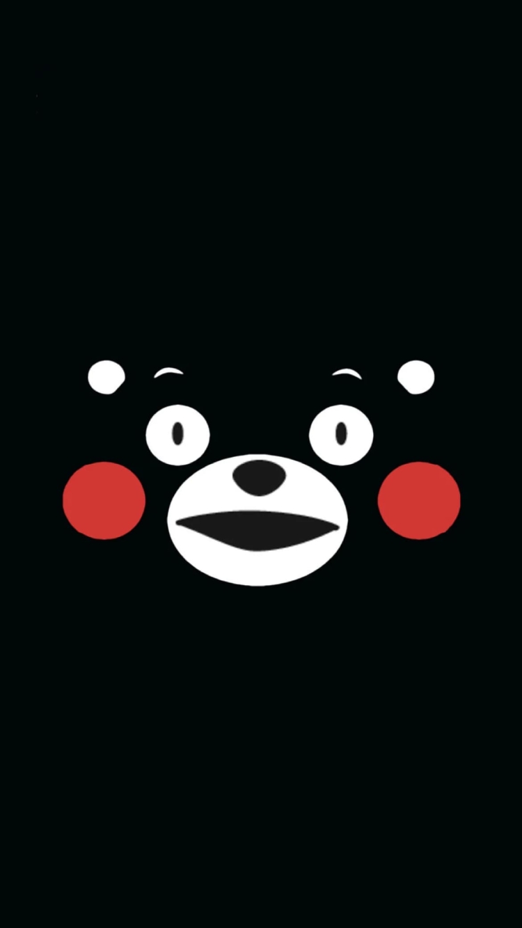 くまモンの750 x 1334 / スマホ壁紙