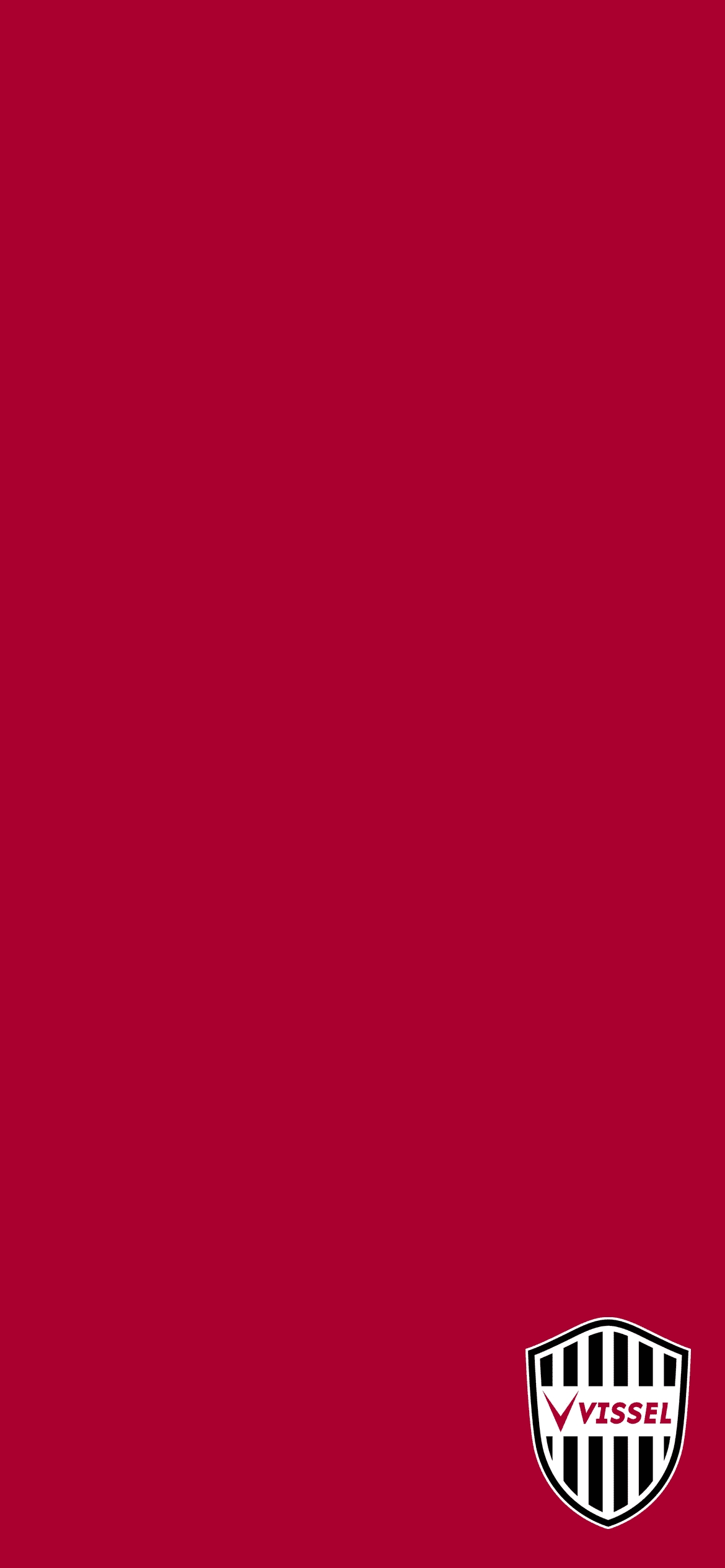 ヴィッセル神戸 赤の1170 x 2532 / スマホ壁紙