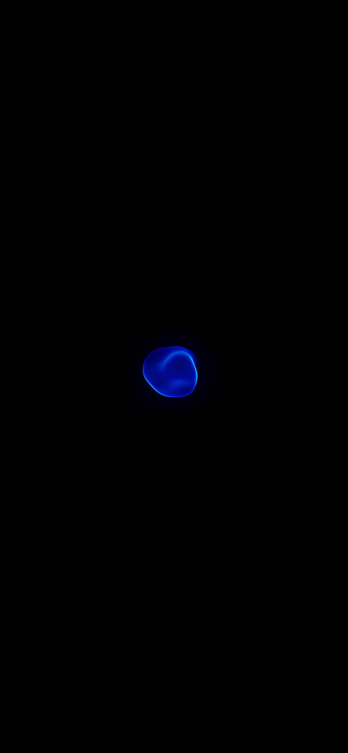 青いクラゲの1170 x 2532 / スマホ壁紙