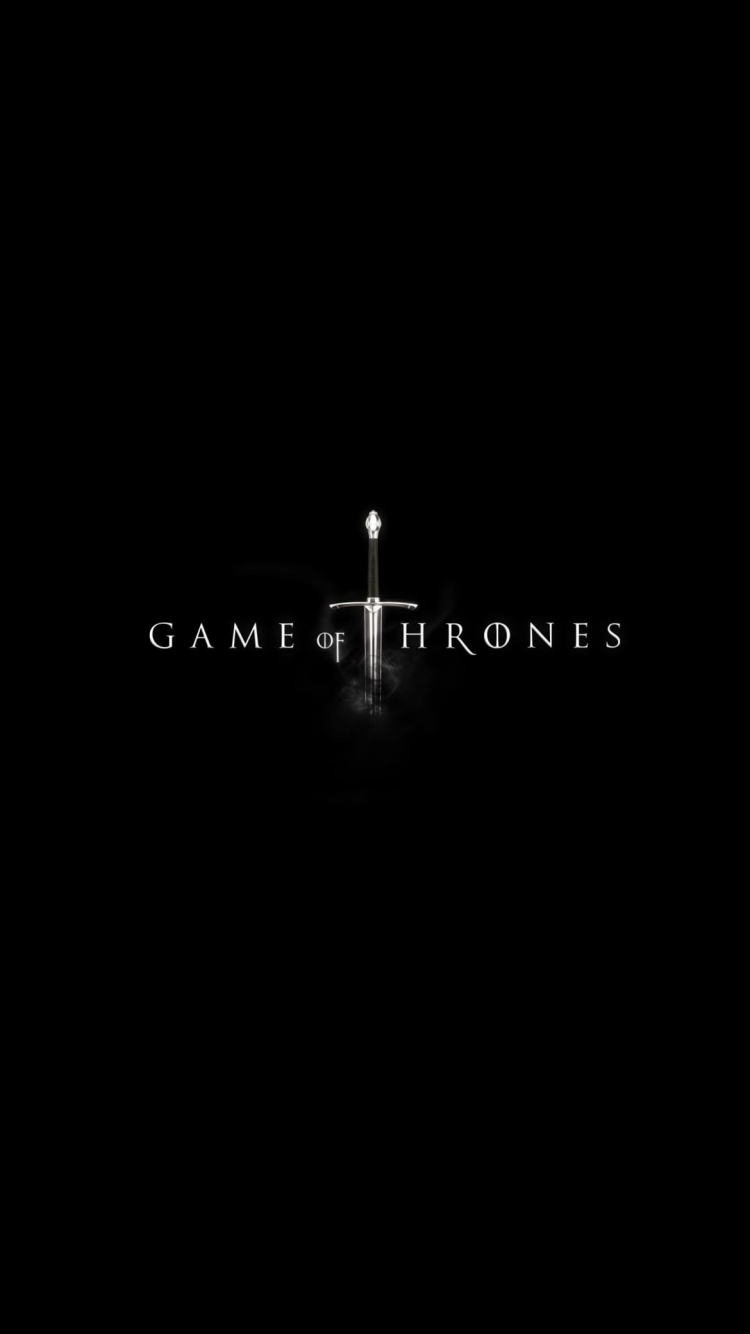 GAME OF THRONES ゲーム オブ スローンズ ロゴの750 x 1334 / スマホ壁紙