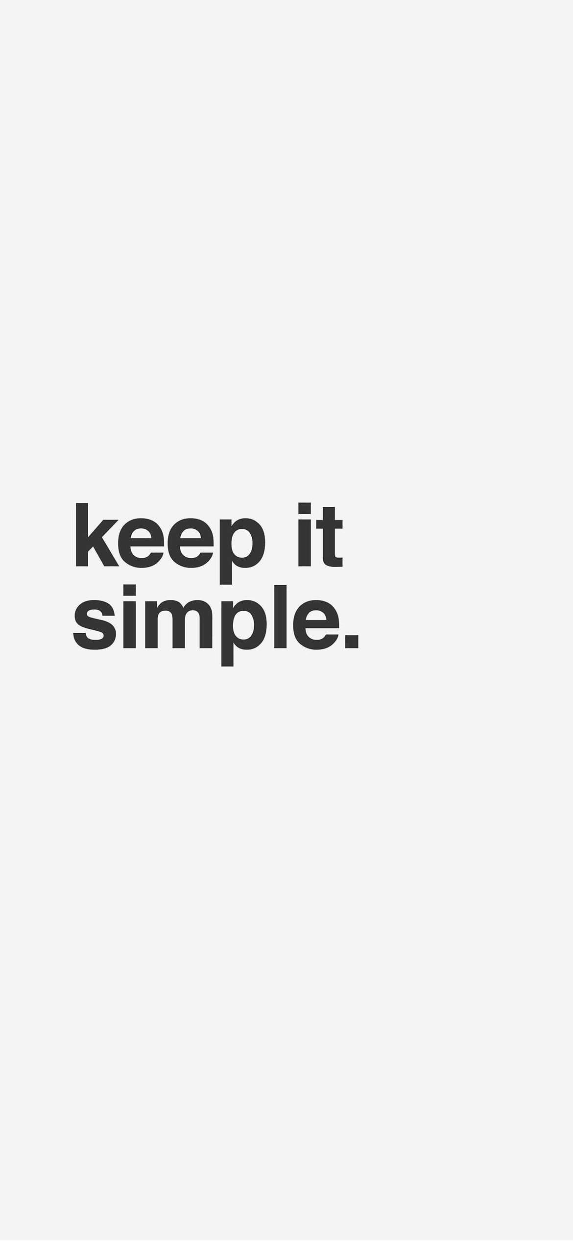 keep it simple.の1170 x 2532 / スマホ壁紙