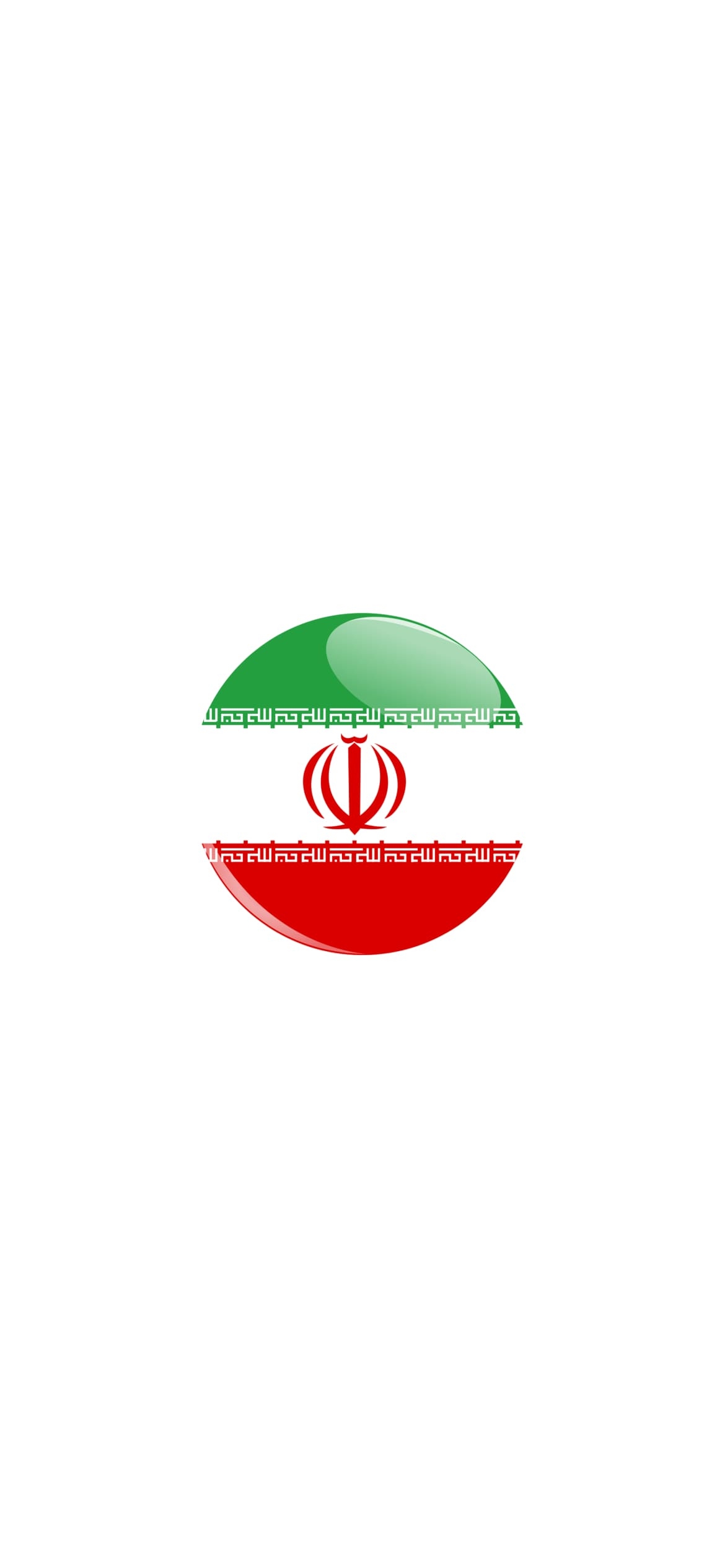 イラン 国旗の1170 x 2532 / スマホ壁紙