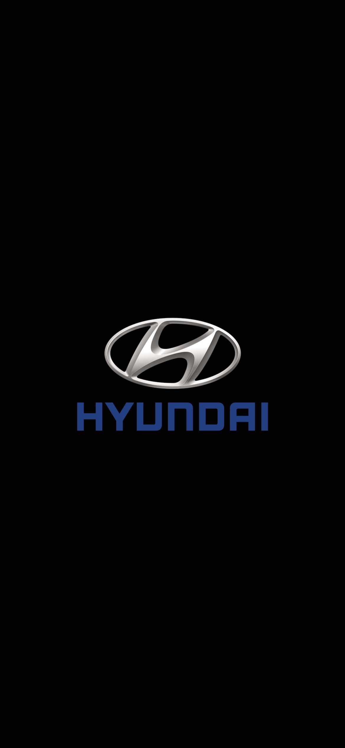 HYUNDAI ヒュンダイ ロゴ エンブレムの1170 x 2532 / スマホ壁紙
