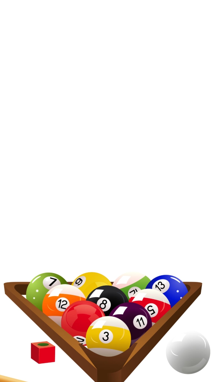 ビリヤードの750 x 1334 / スマホ壁紙