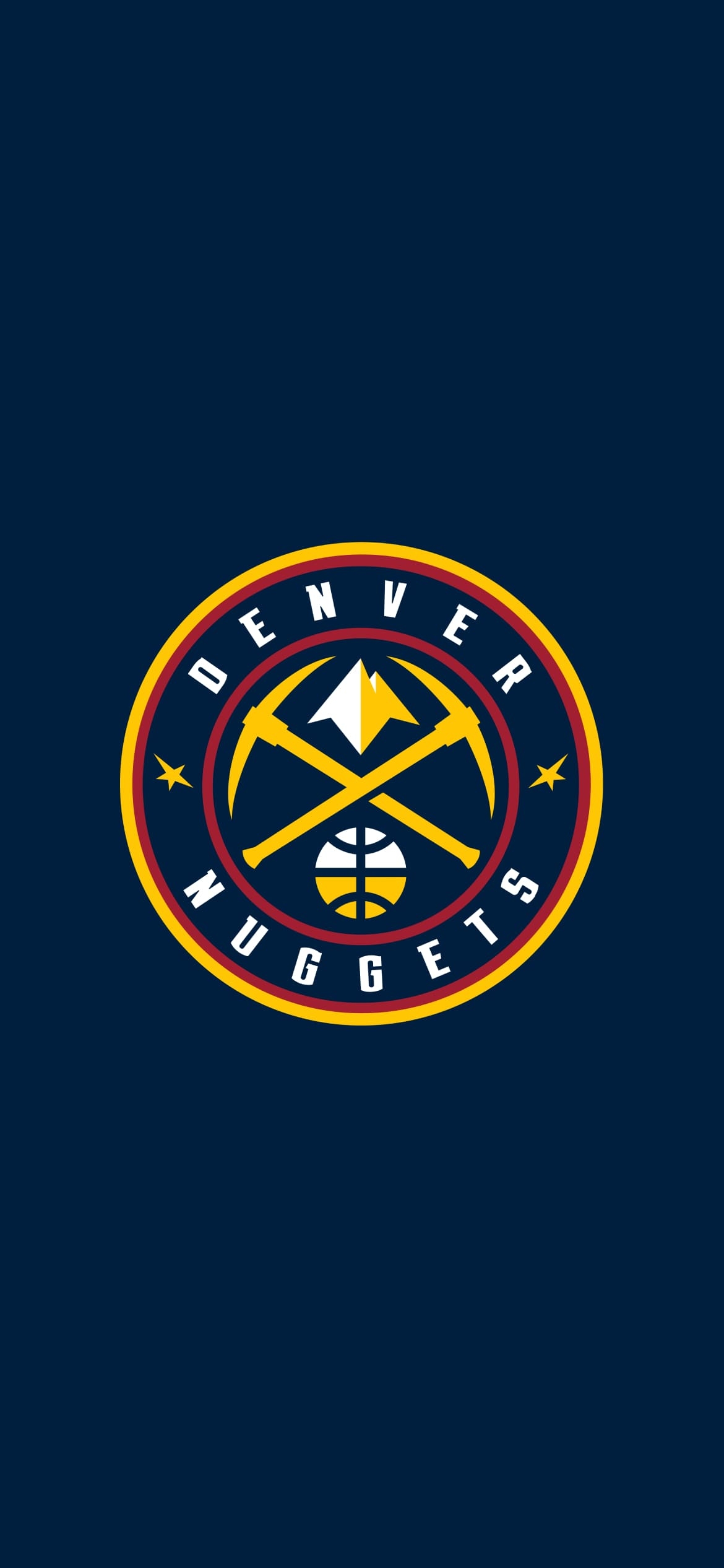 デンバー・ナゲッツの1170 x 2532 / スマホ壁紙