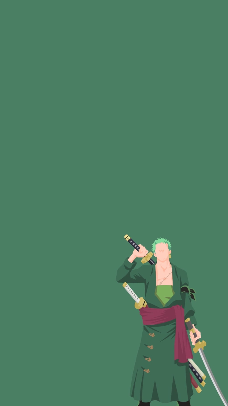 ワンピース ロロノア・ゾロ ミニマルの750 x 1334 / スマホ壁紙