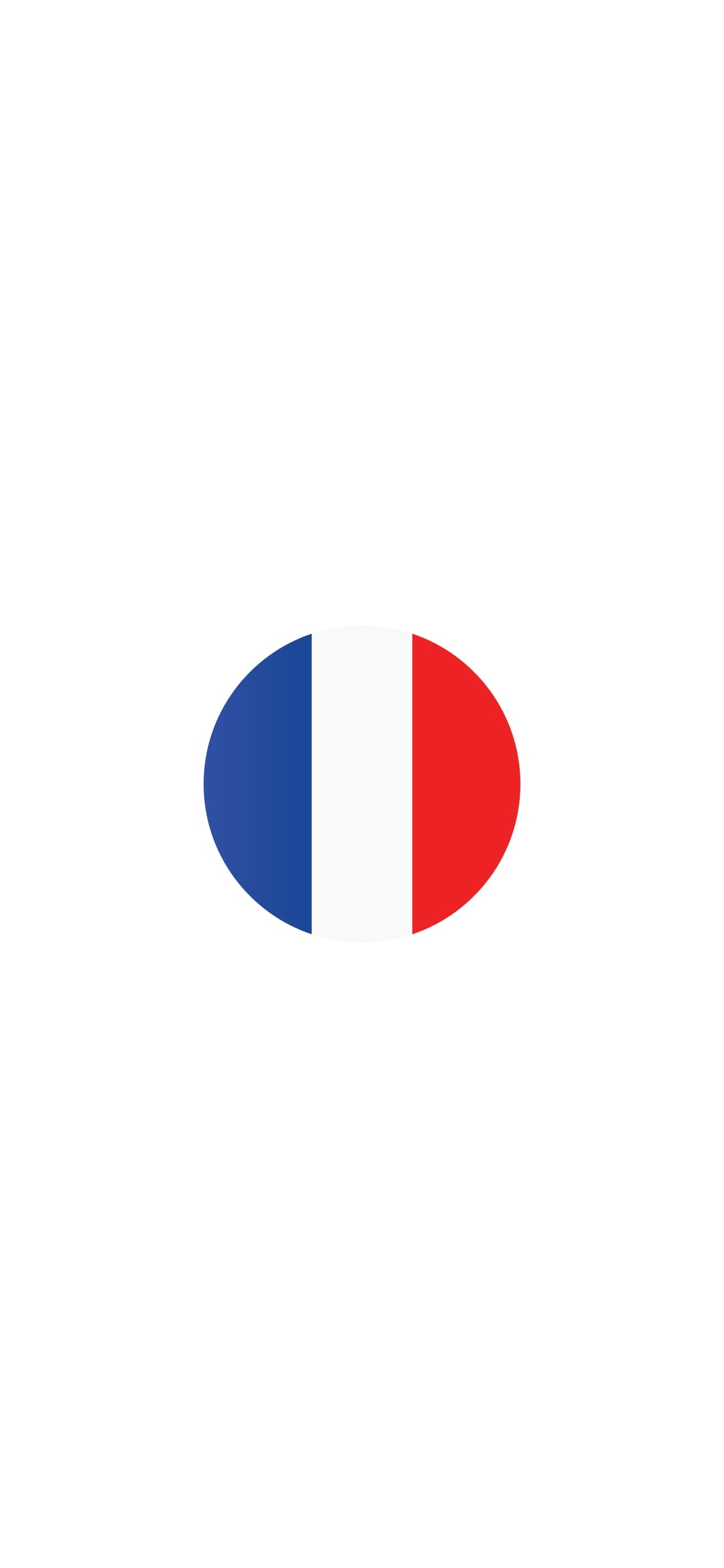 フランス 国旗の1170 x 2532 / スマホ壁紙