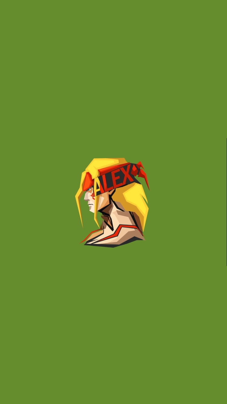 ストリートファイター アレックス ALEXの750 x 1334 / スマホ壁紙