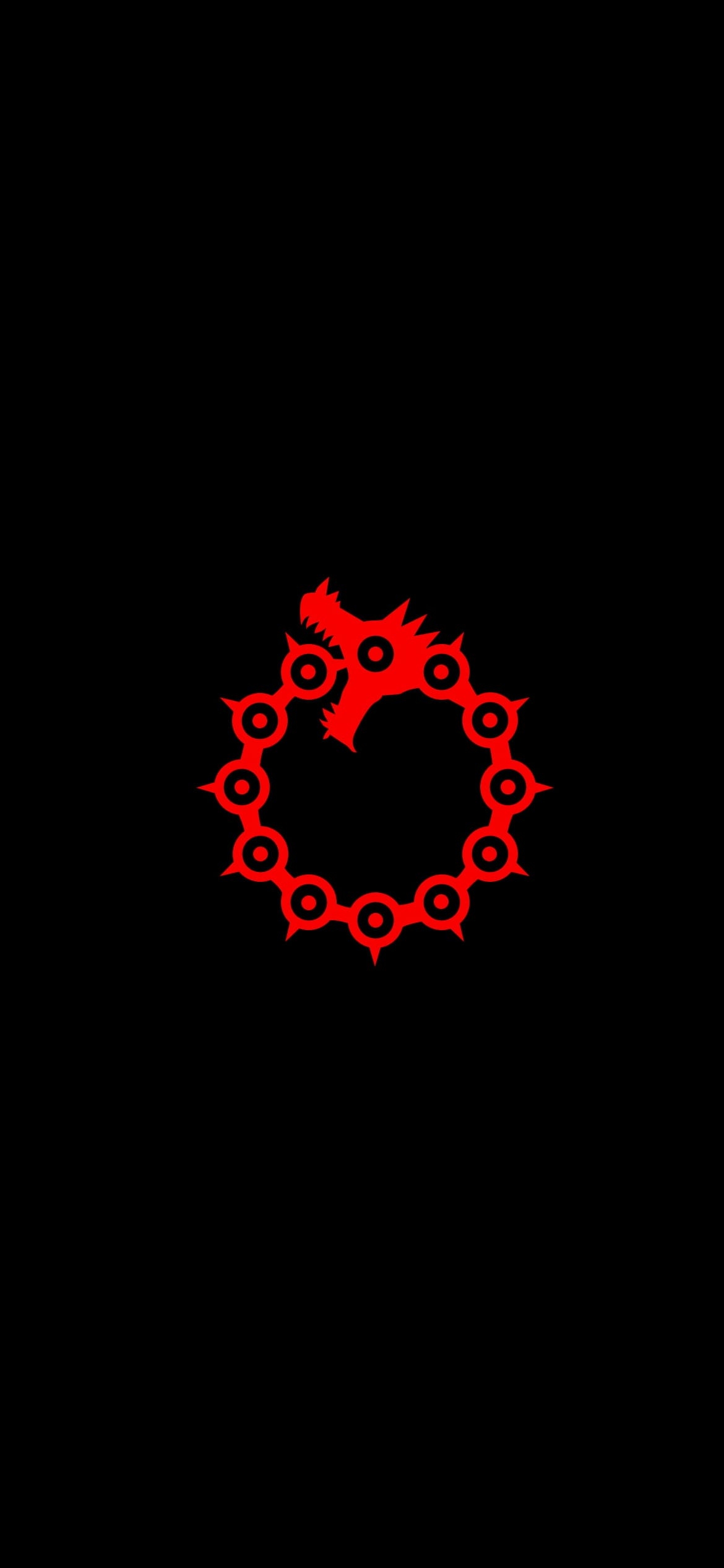 七つの大罪 メリオダス エンブレムの1170 x 2532 / スマホ壁紙