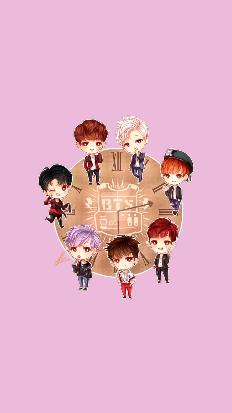 かわいいBTSの750 x 1334 / スマホ壁紙