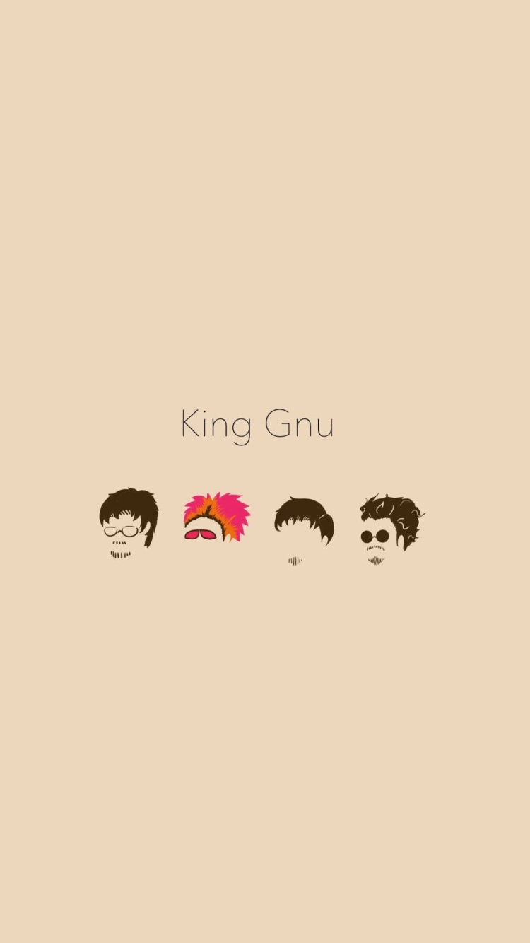 KING GNU イラストの750 x 1334 / スマホ壁紙