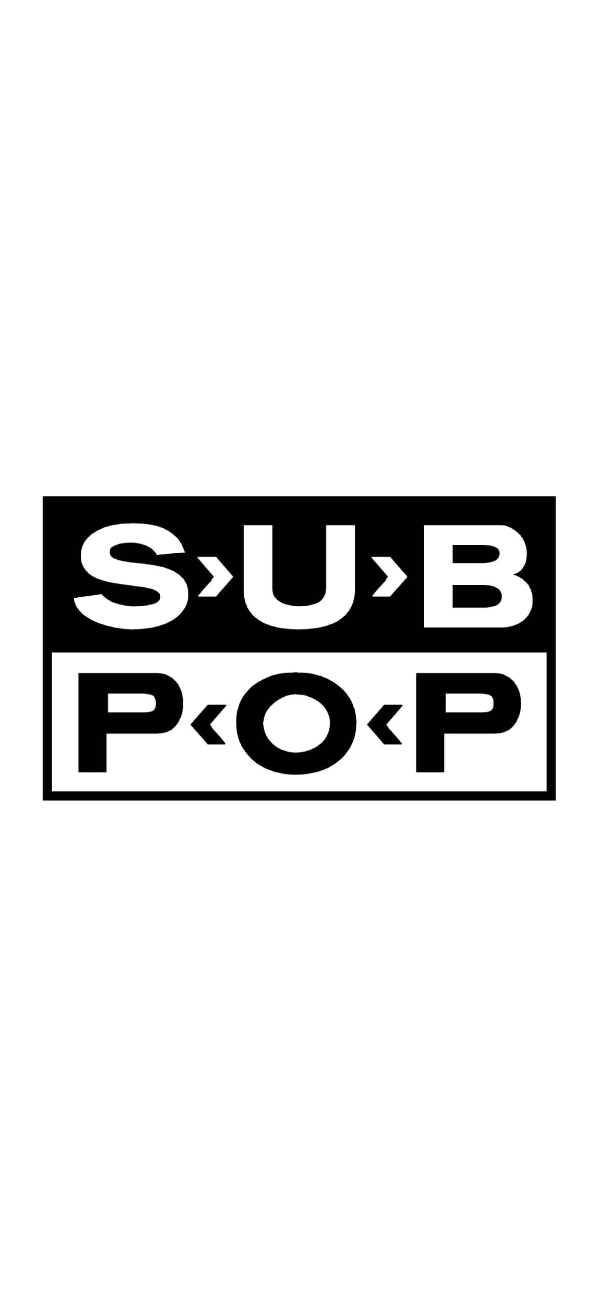 Sub Pop Records（サブ・ポップ・レコーズ）の1170 x 2532 / スマホ壁紙