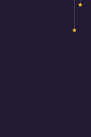 紫 星 月 ミニマルなイラストの320 x 480 / スマホ壁紙