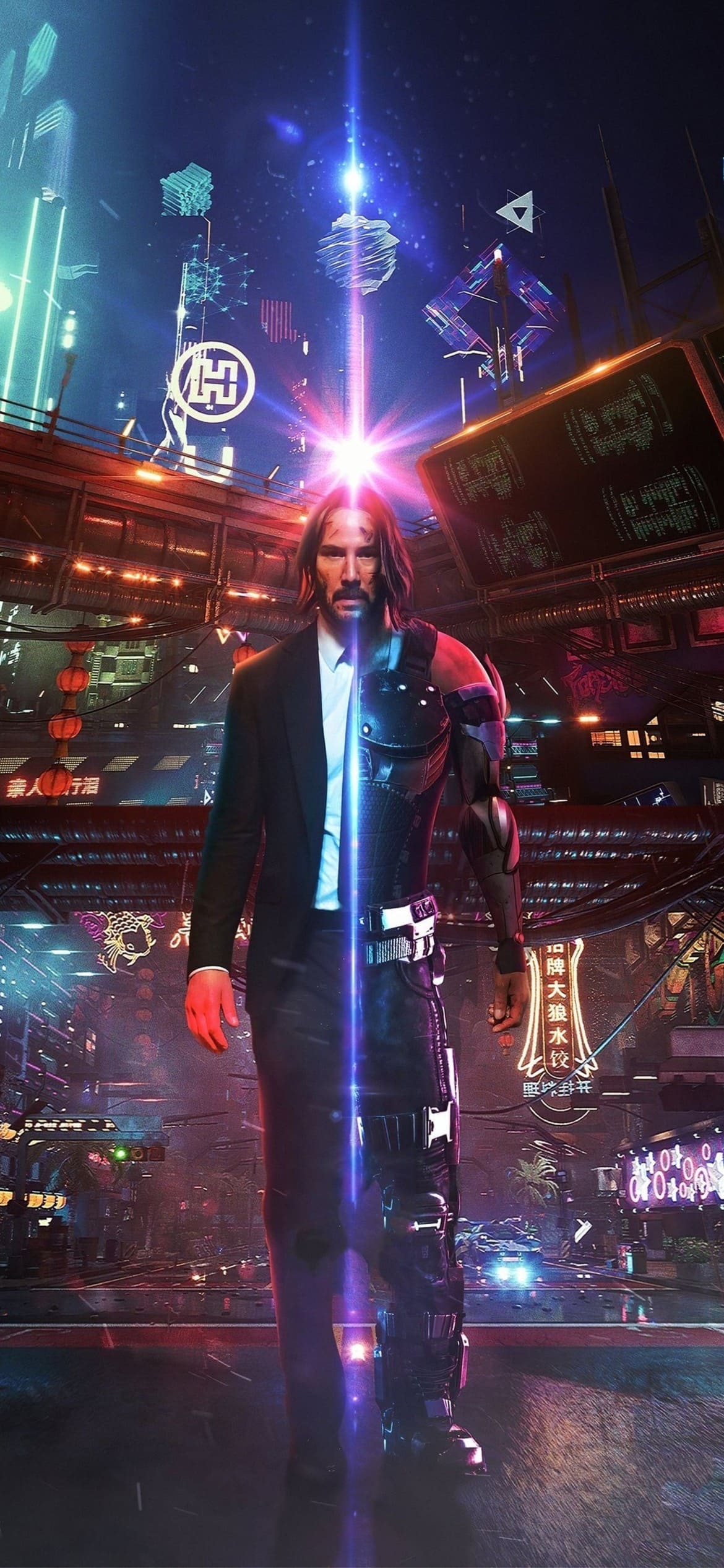 ジョン・ウィック キアヌ・リーブスの1170 x 2532 / スマホ壁紙